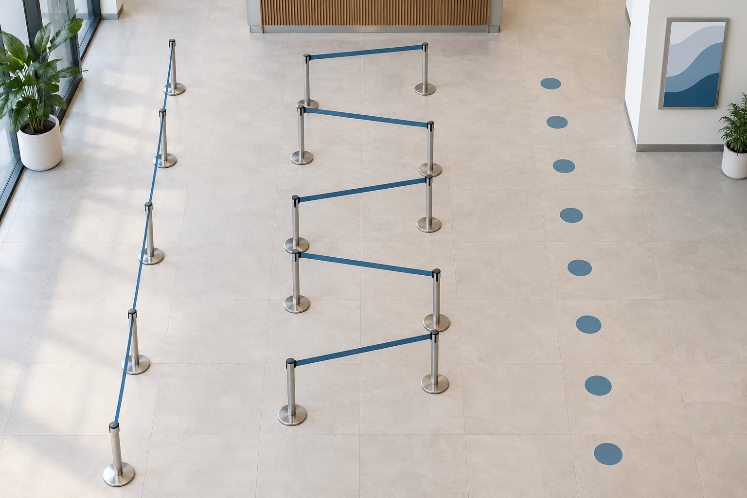 how queue design changes perceived wait time