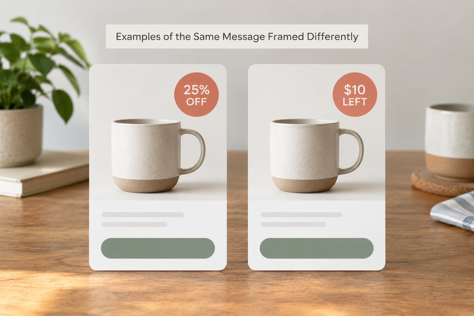 Examples of the Same Message Framed Differently