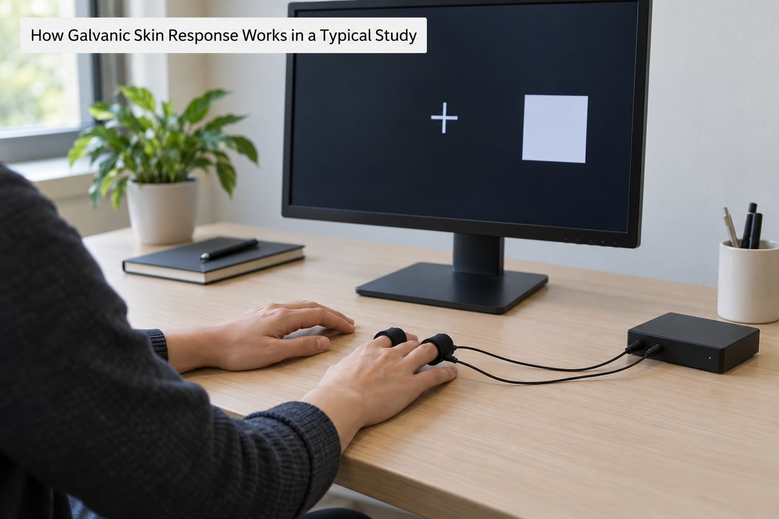 How Galvanic Skin Response Works in a Typical Study