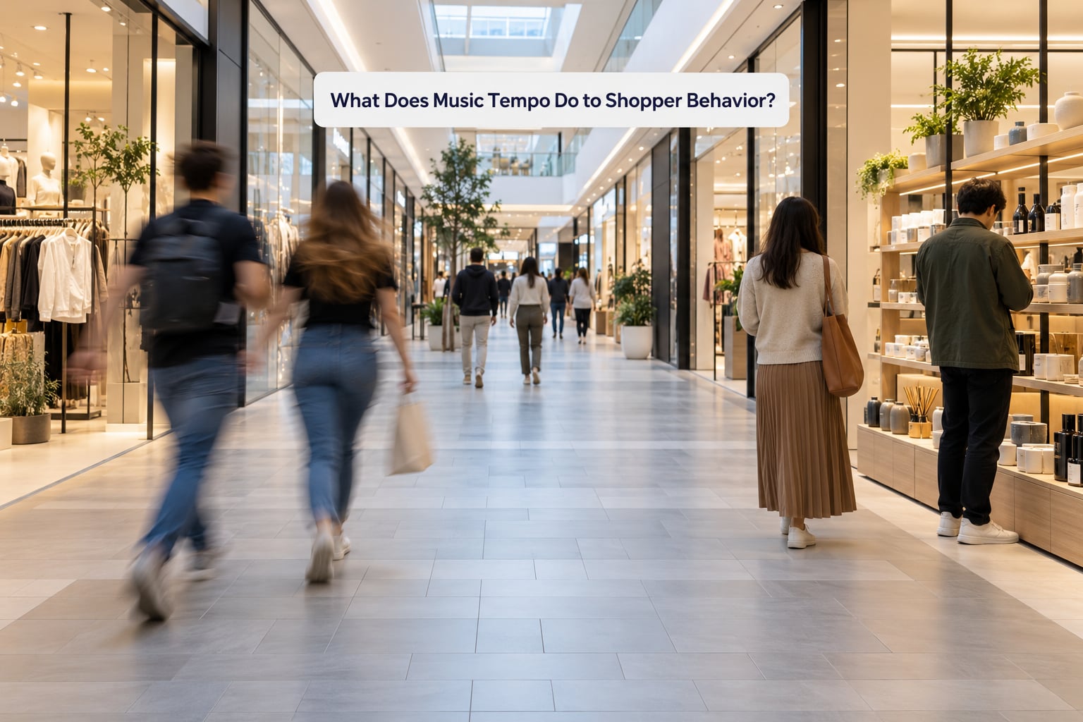 What Does Music Tempo Do to Shopper Behavior?