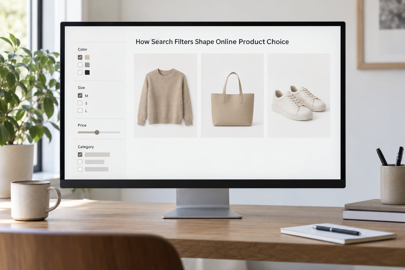 How Search Filters Shape Online Product Choice