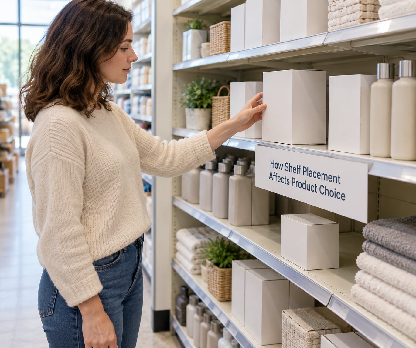 How Shelf Placement Affects Product Choice