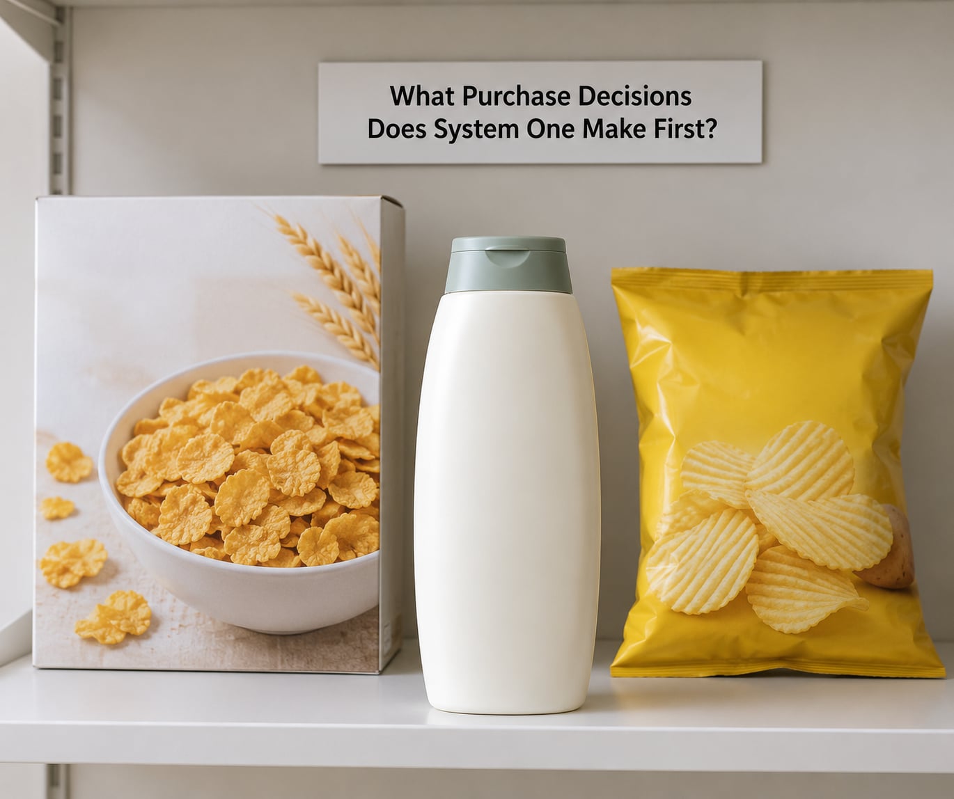 What Purchase Decisions Does System One Make First?
