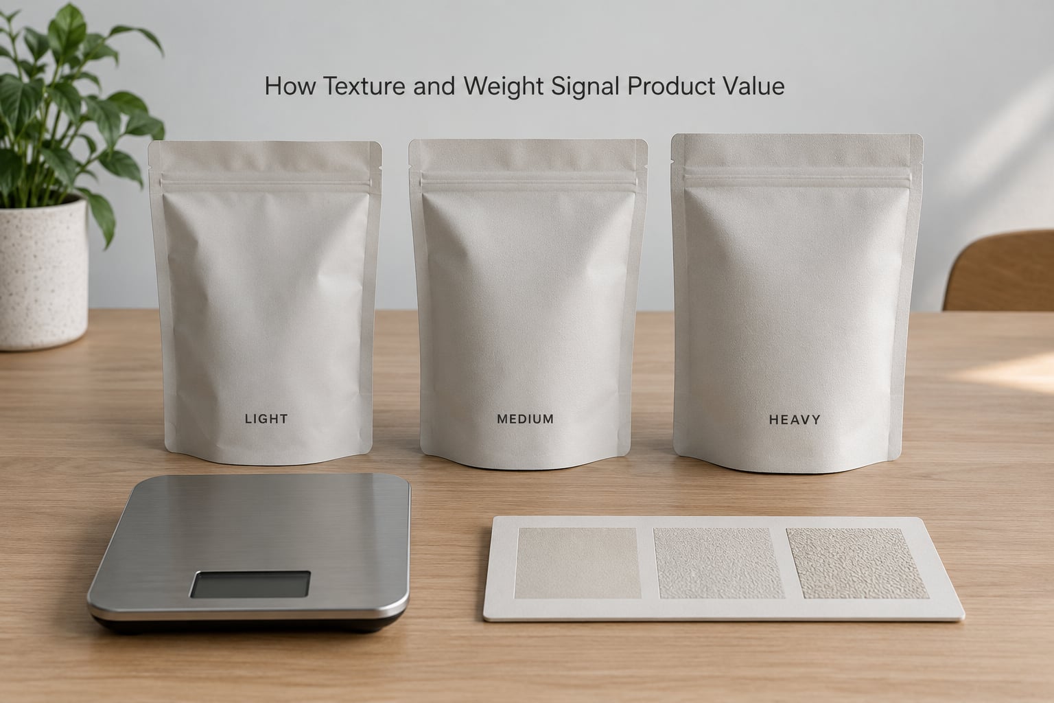 How Texture and Weight Signal Product Value