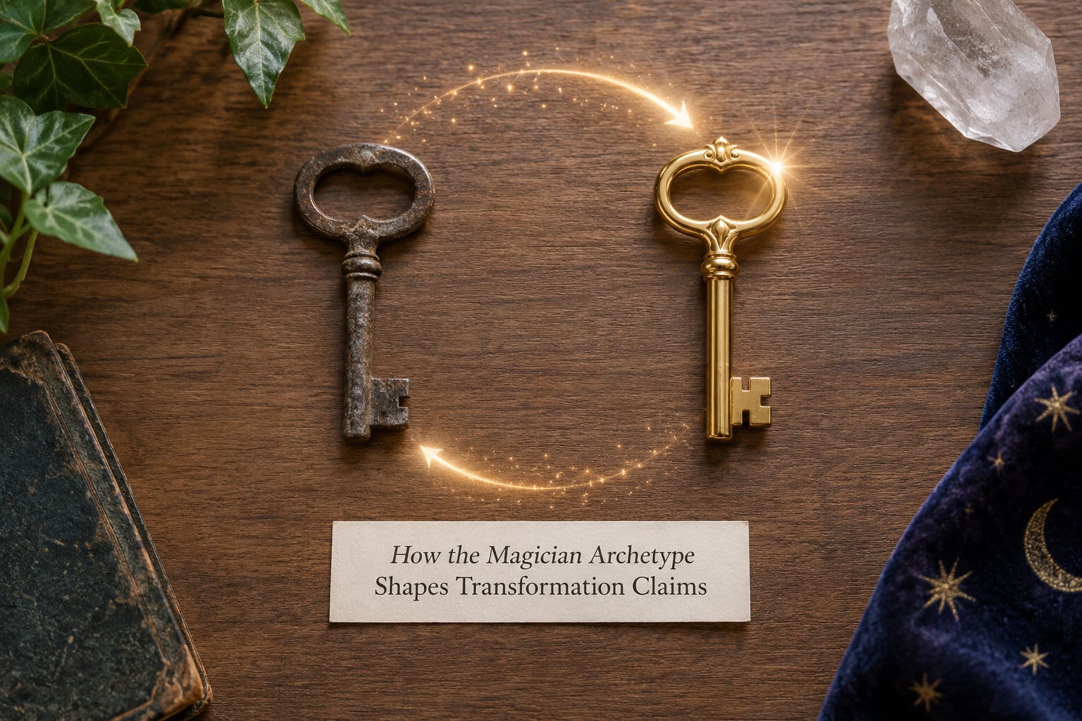 How the Magician Archetype Shapes Transformation Claims