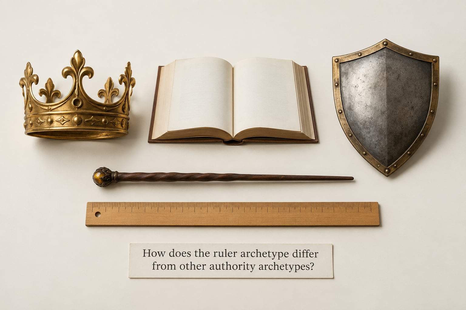 How does the ruler archetype differ from other authority archetypes?