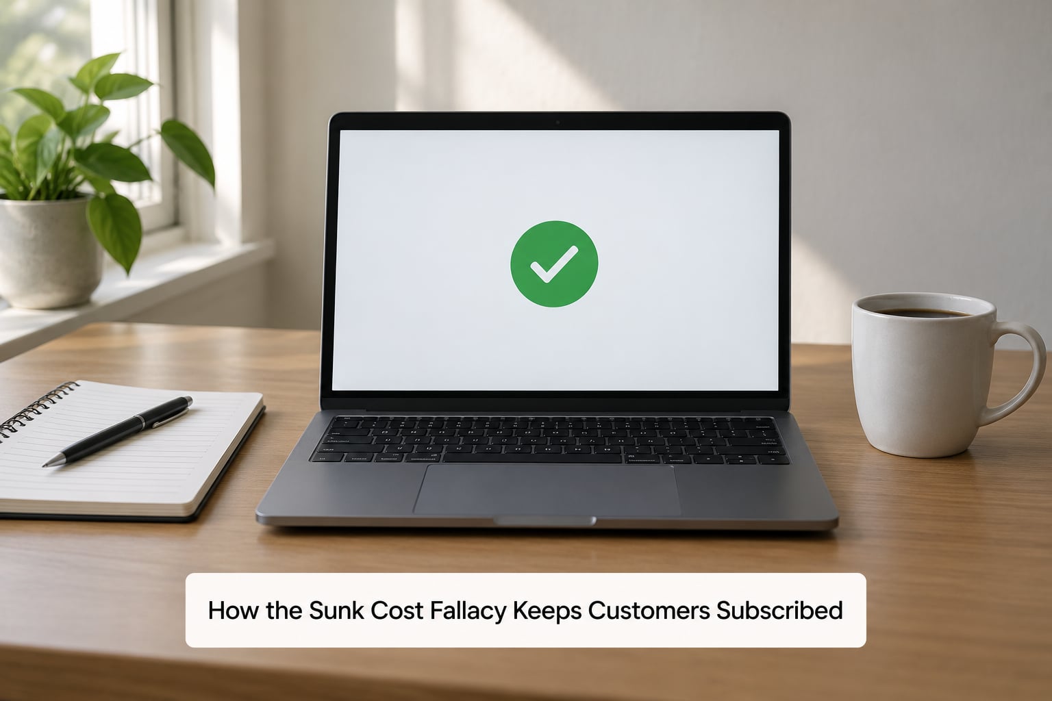 How the Sunk Cost Fallacy Keeps Customers Subscribed