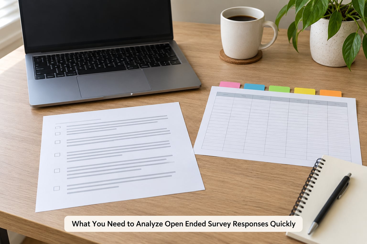 What You Need to Analyze Open Ended Survey Responses Quickly