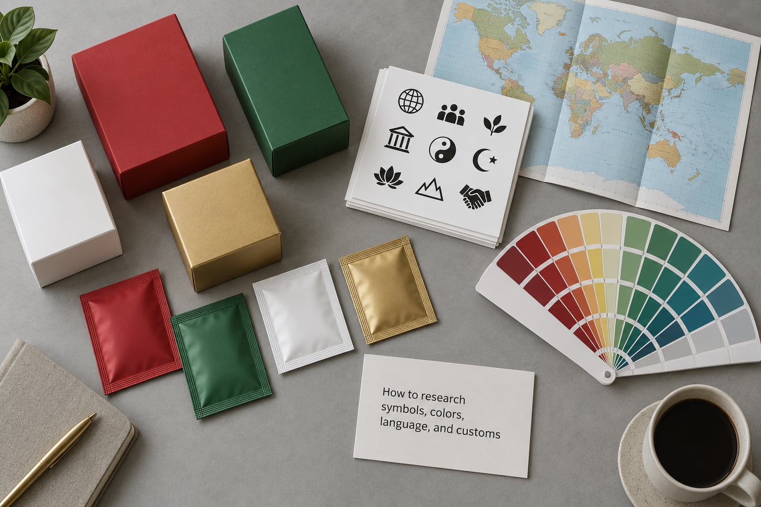 How to research symbols, colors, language, and customs