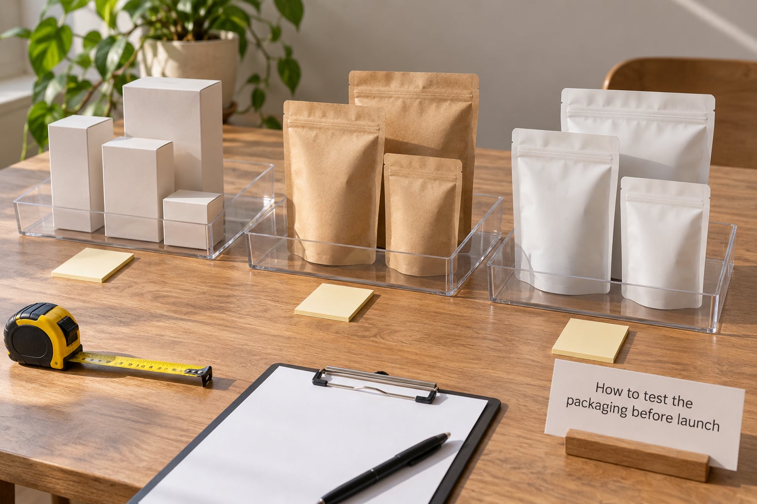 How to test the packaging before launch