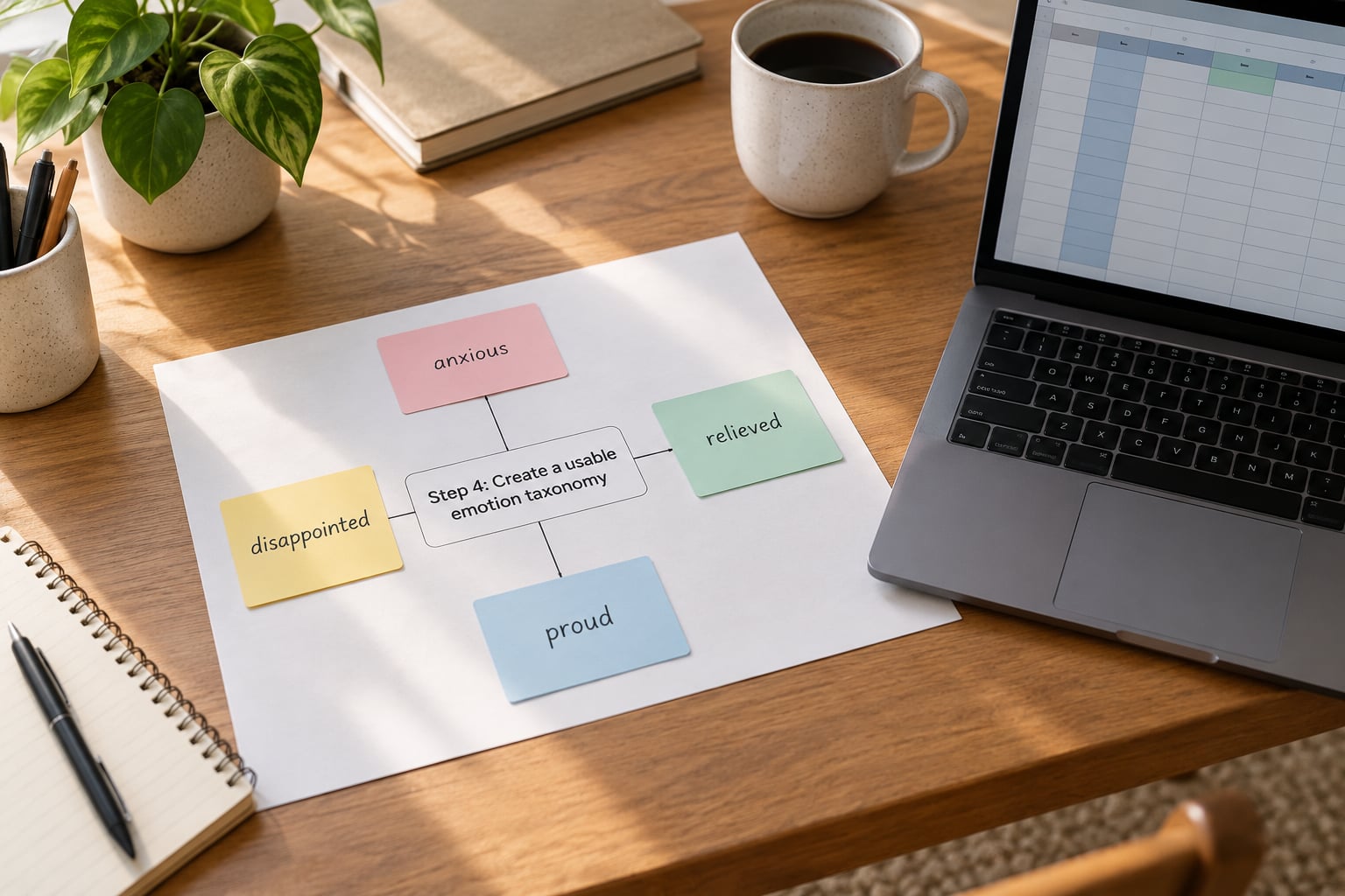 Step 4: Create a usable emotion taxonomy
