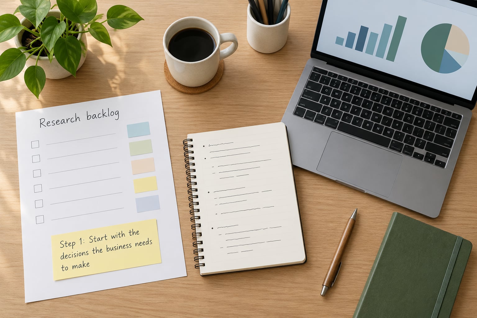 Step 1: Start with the decisions the business needs to make