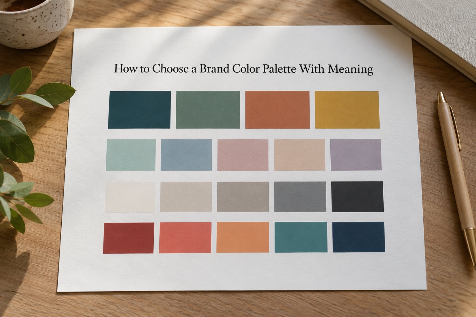 How to Choose a Brand Color Palette With Meaning