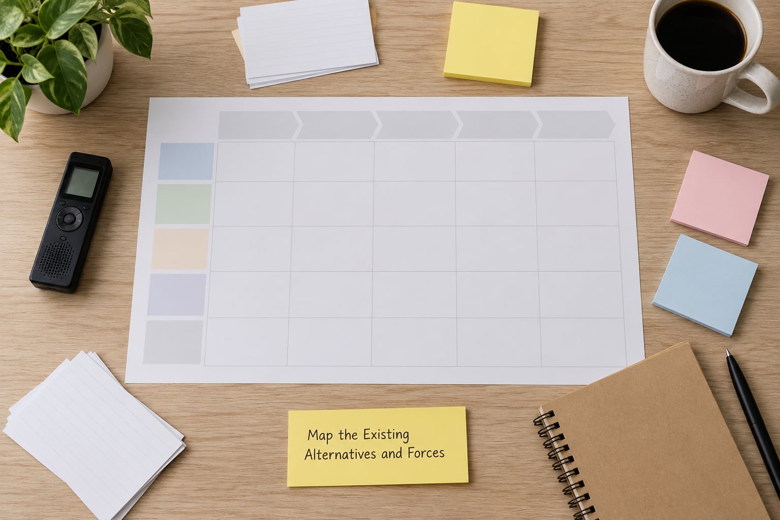 Map the Existing Alternatives and Forces