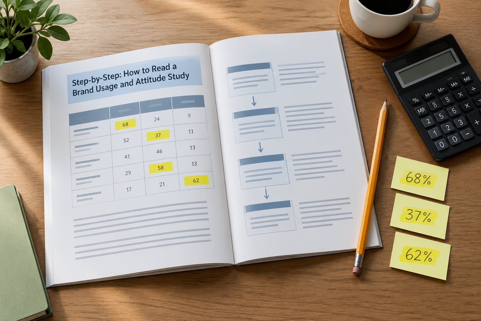 Step-by-Step: How to Read a Brand Usage and Attitude Study