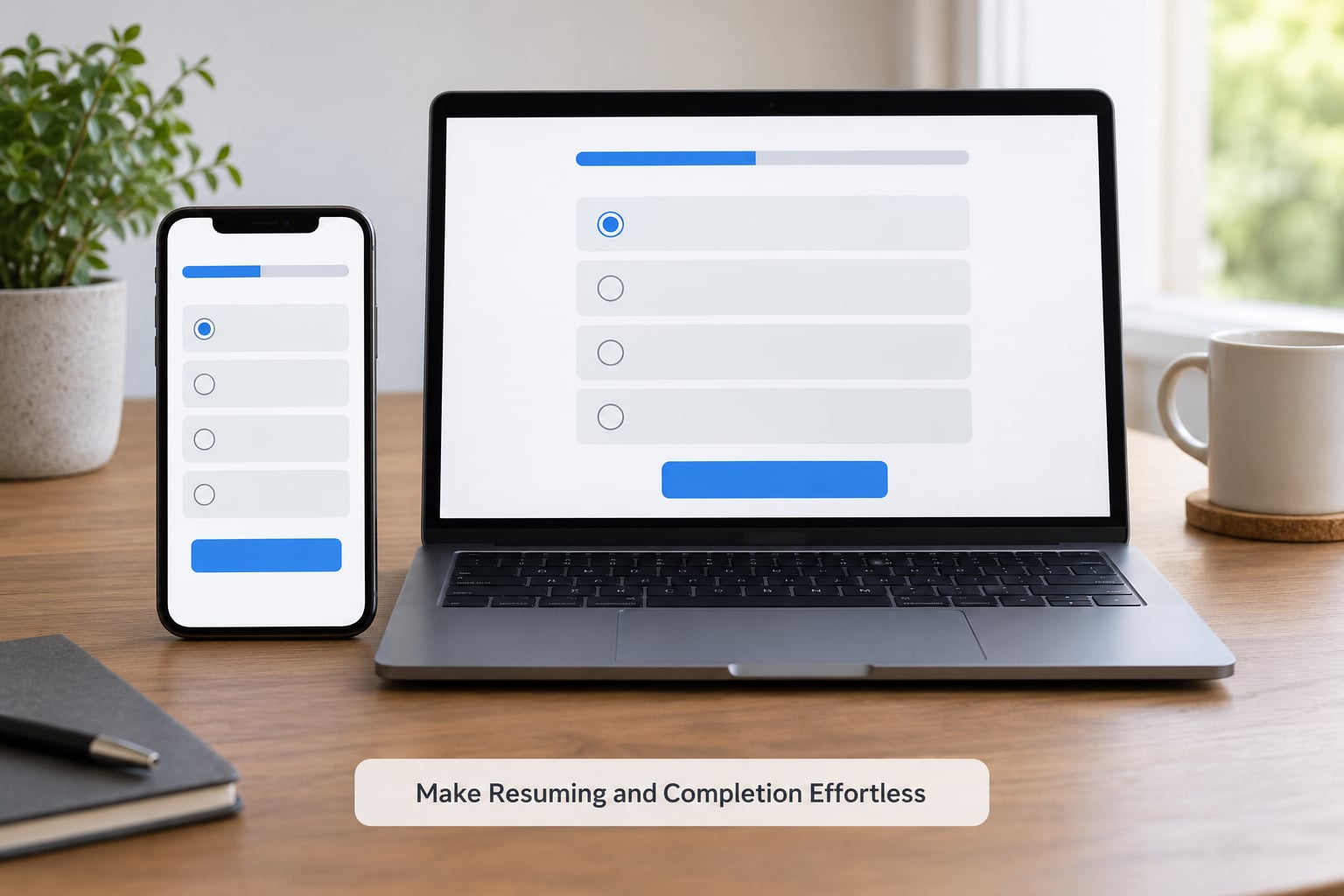 Make Resuming and Completion Effortless