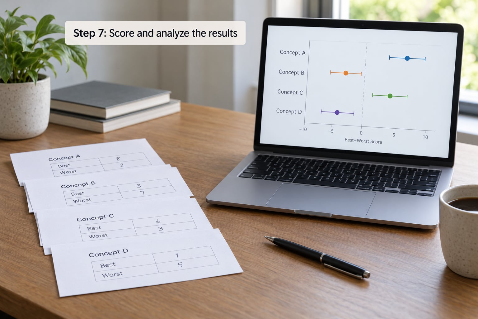 Step 7: Score and analyze the results