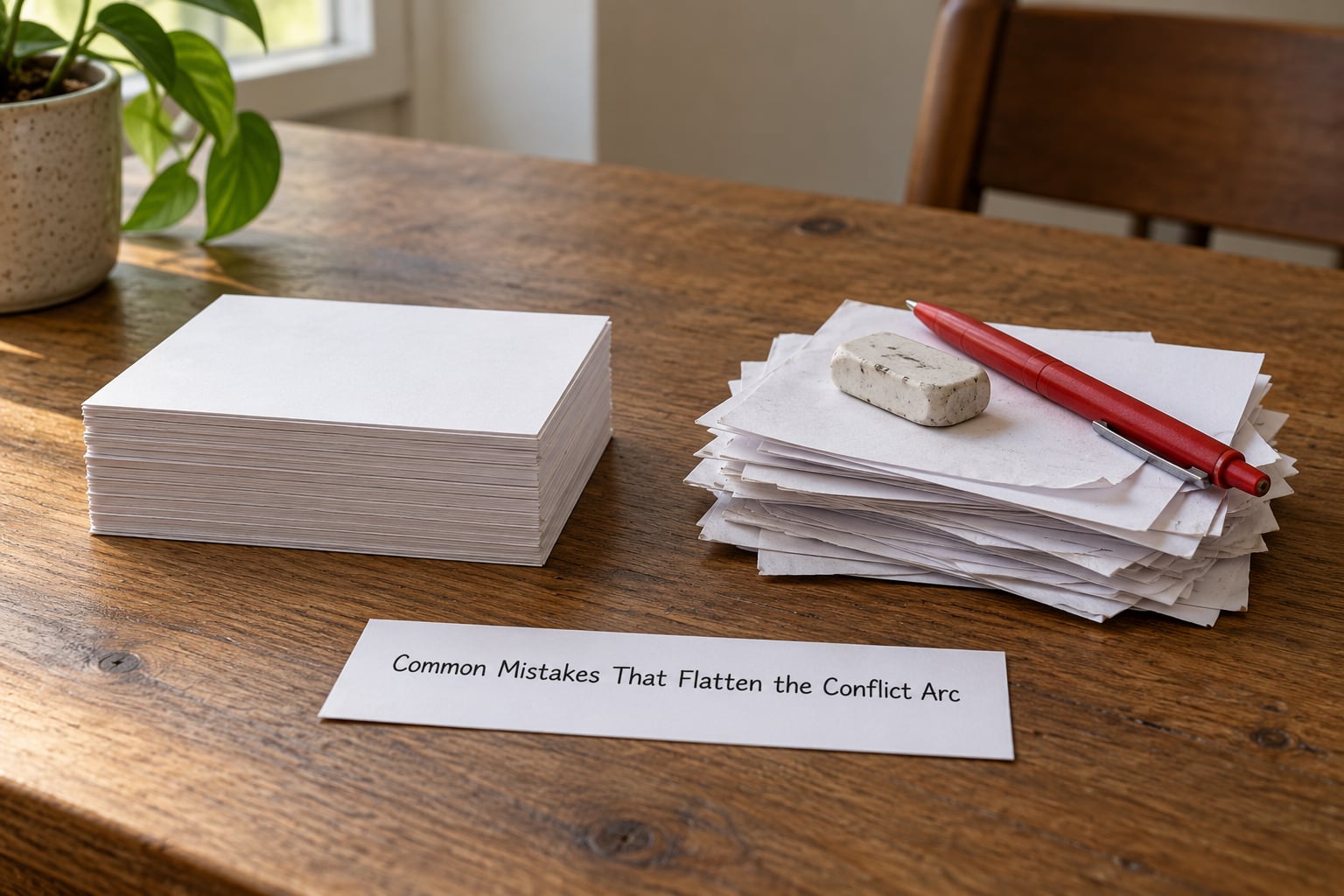 Common Mistakes That Flatten the Conflict Arc