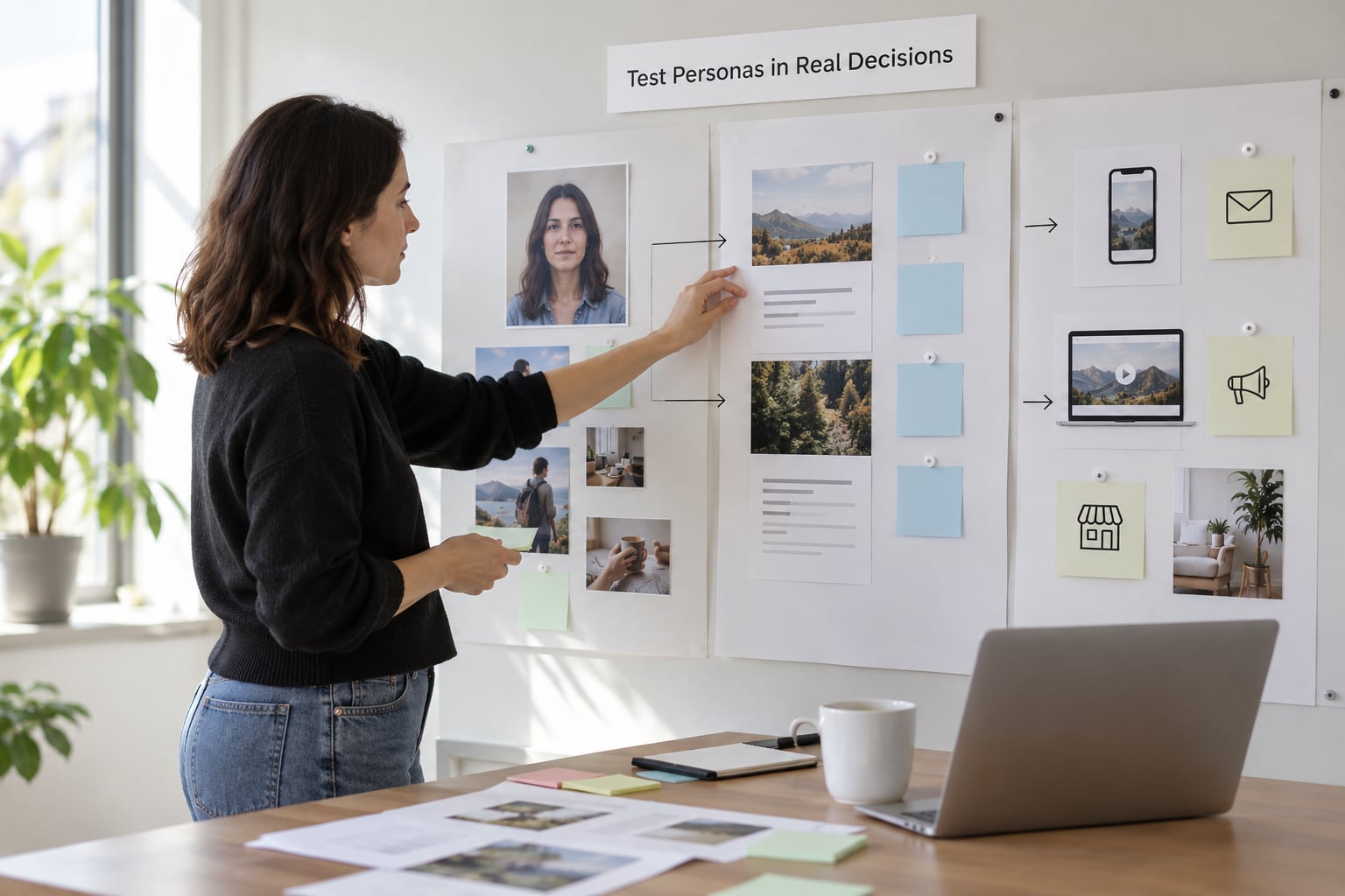Test Personas in Real Decisions