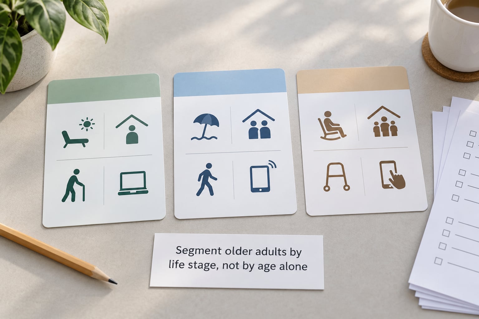Segment older adults by life stage, not by age alone
