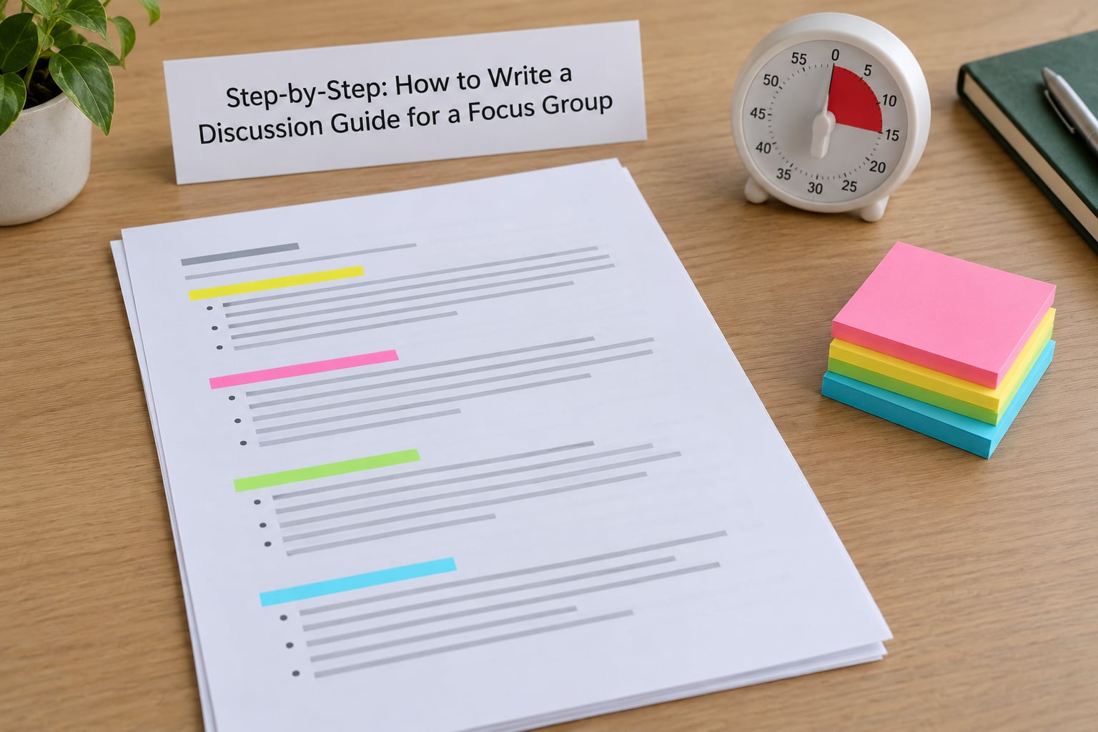 Step-by-Step: How to Write a Discussion Guide for a Focus Group