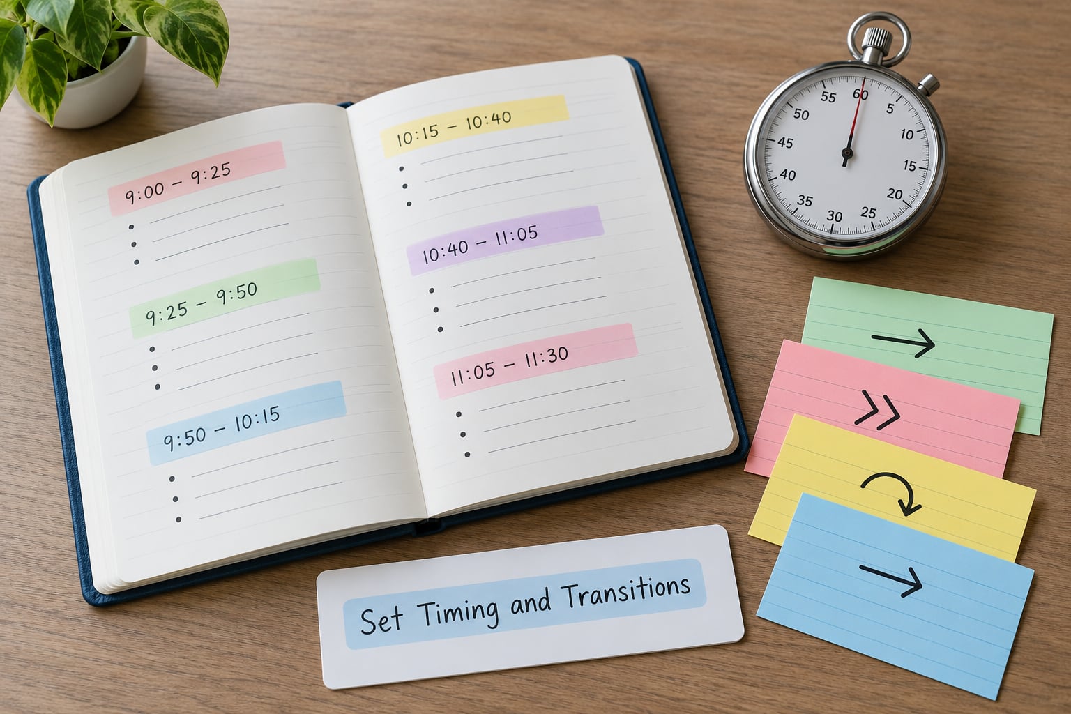 Set Timing and Transitions