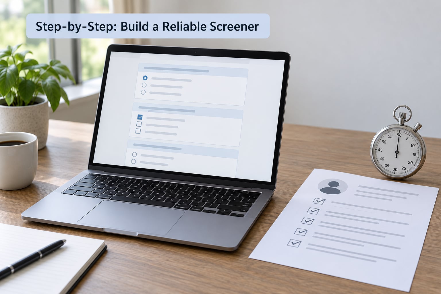 Step-by-Step: Build a Reliable Screener