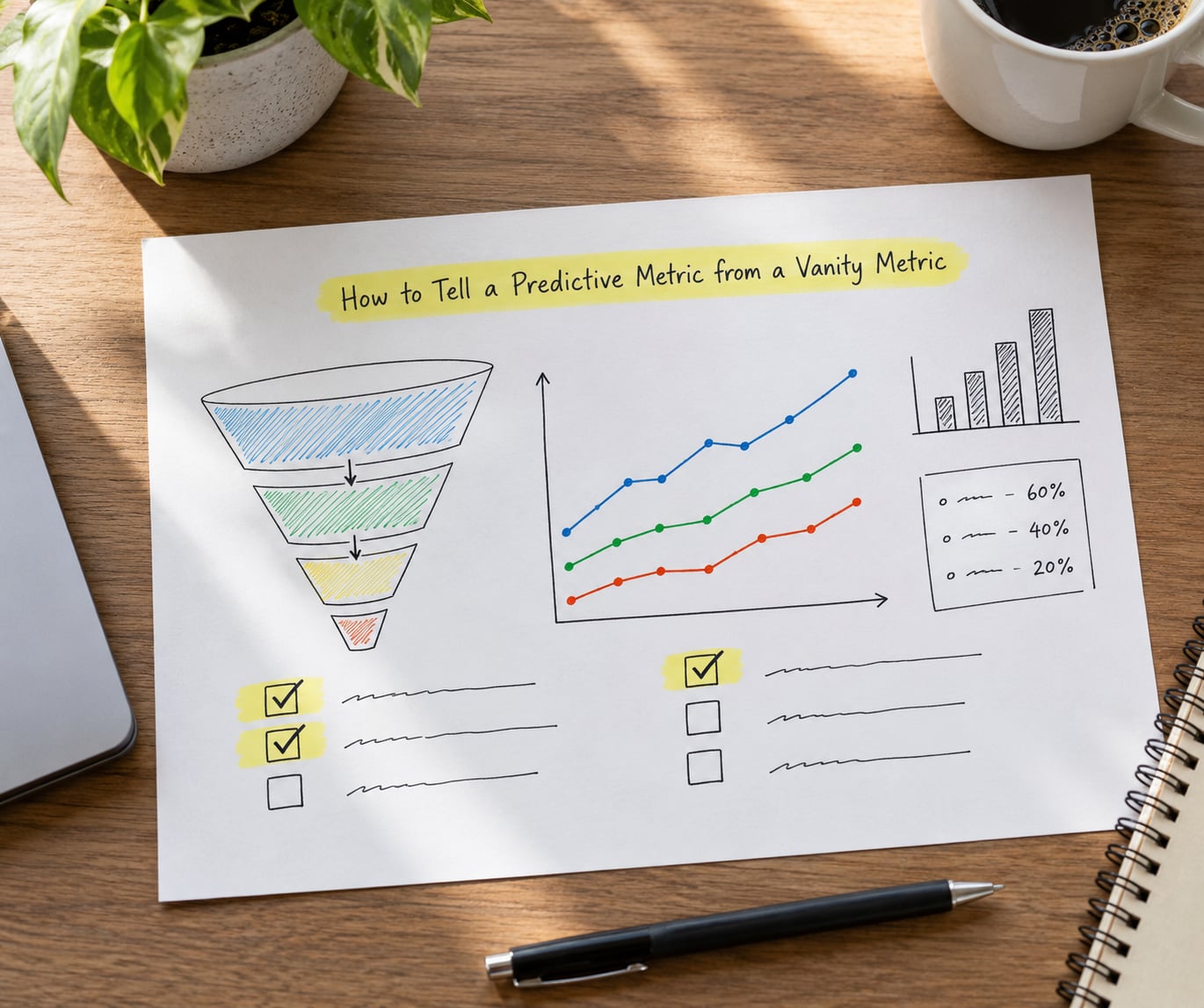 How to Tell a Predictive Metric from a Vanity Metric