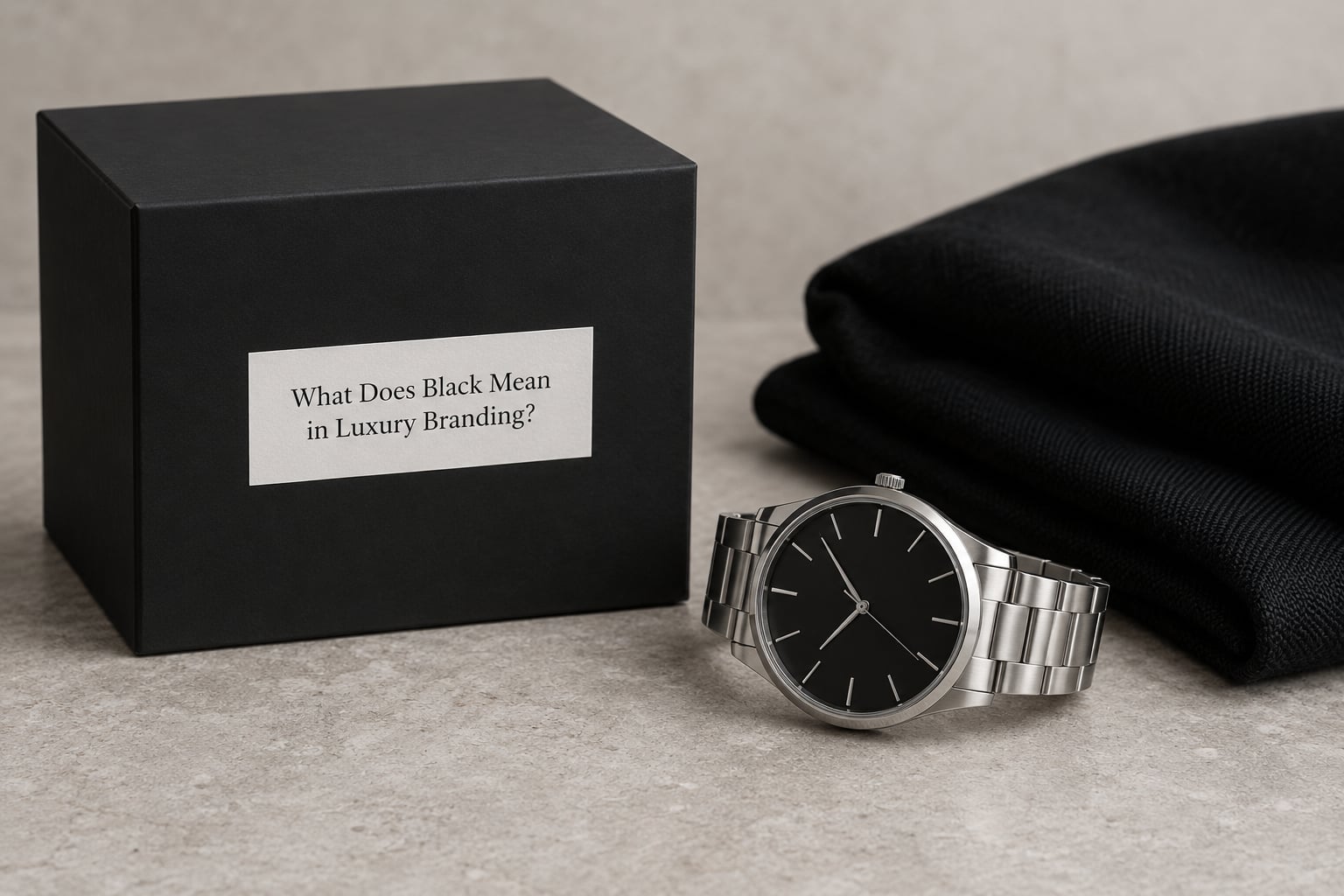 What Does Black Mean in Luxury Branding?