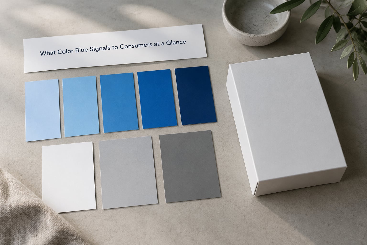 What Color Blue Signals to Consumers at a Glance