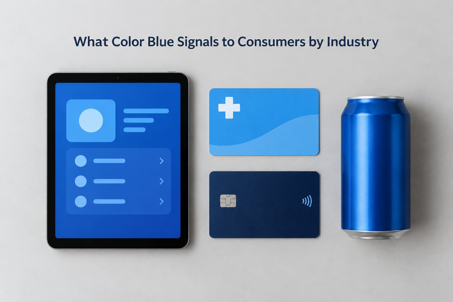 What Color Blue Signals to Consumers by Industry