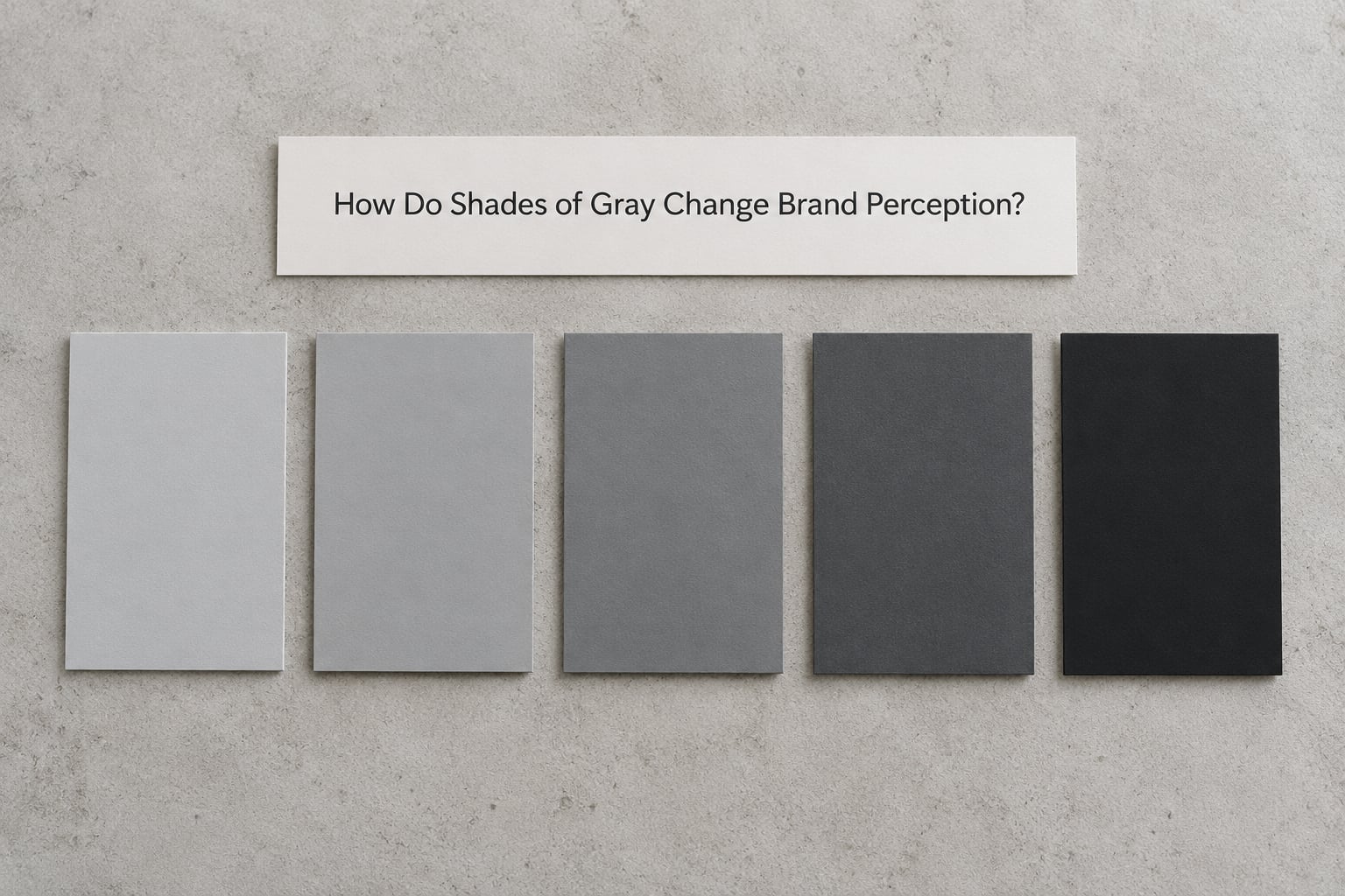 How Do Shades of Gray Change Brand Perception?