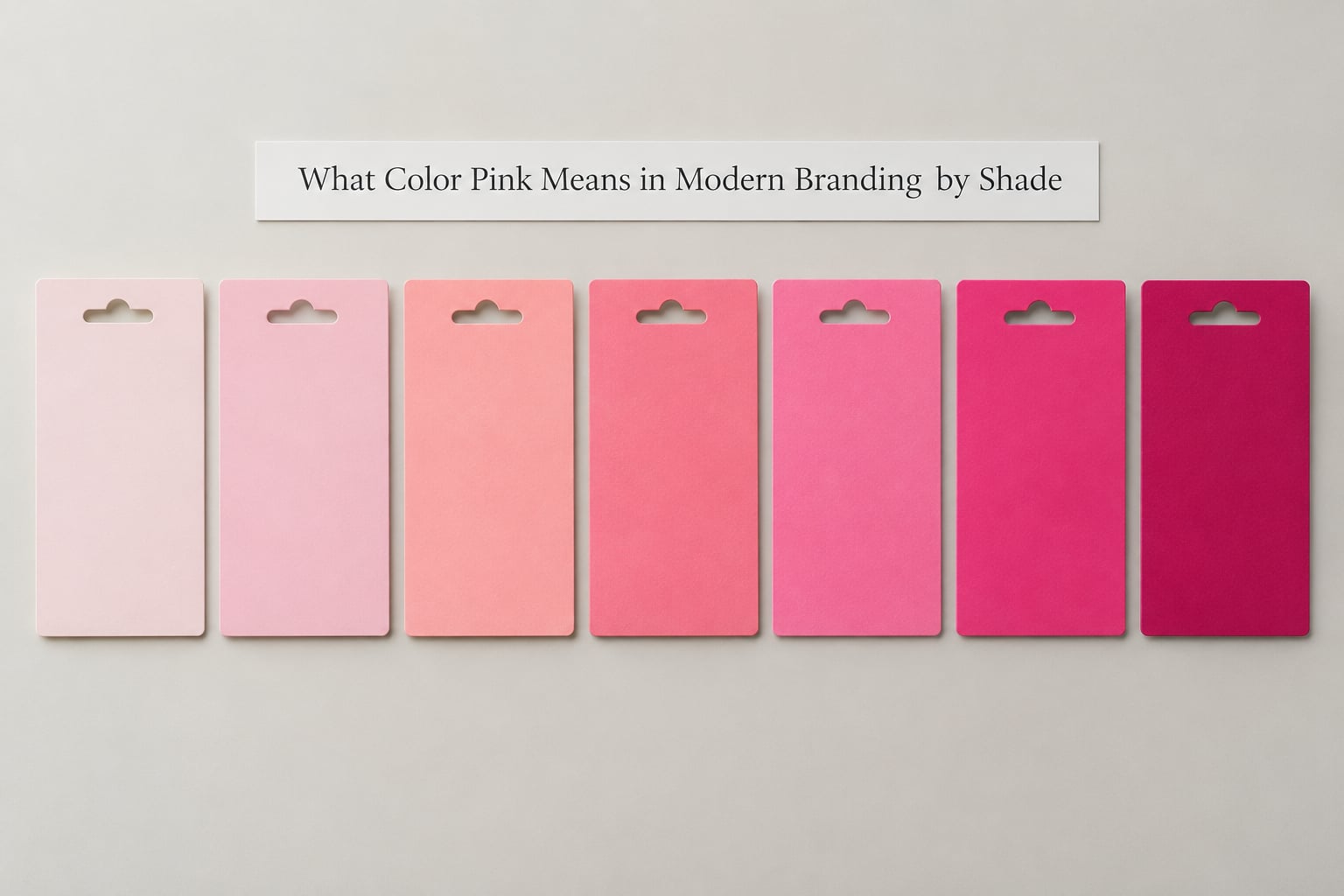 What Color Pink Means in Modern Branding by Shade