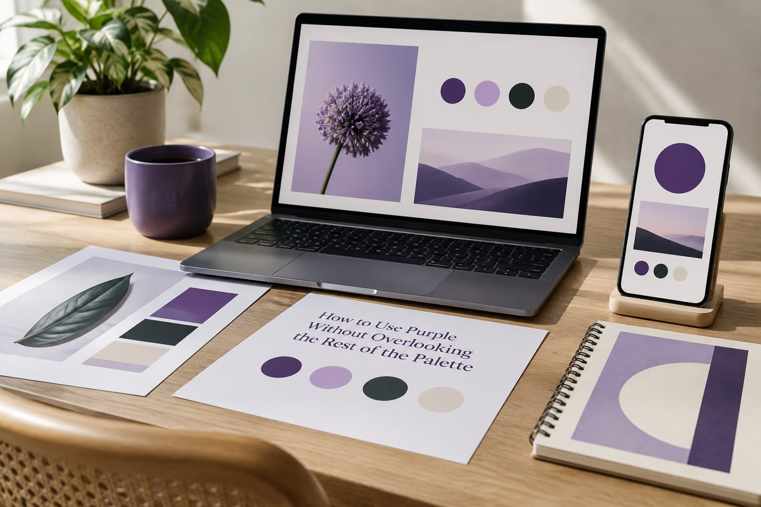 How to Use Purple Without Overlooking the Rest of the Palette
