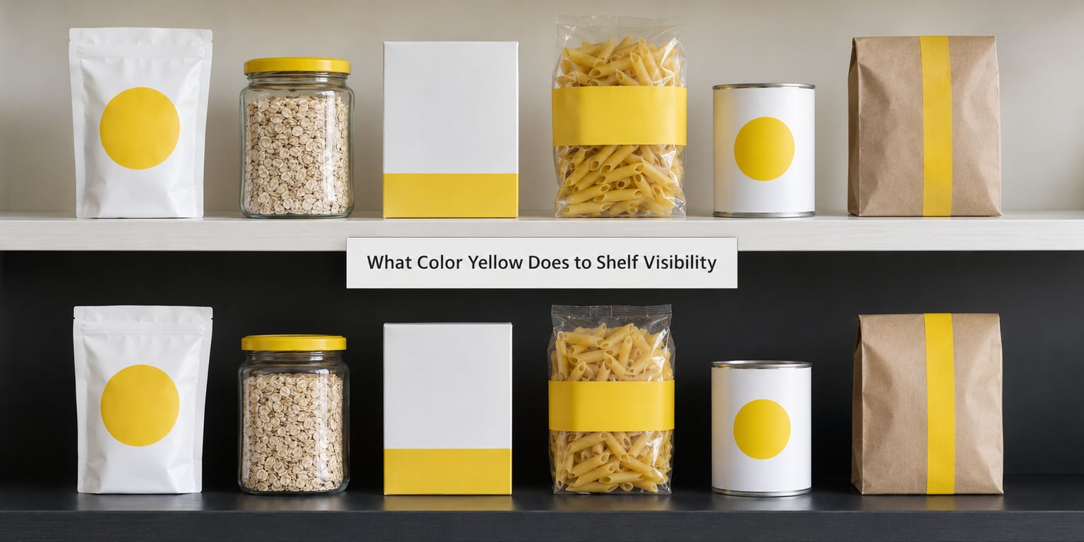 What Color Yellow Does to Shelf Visibility