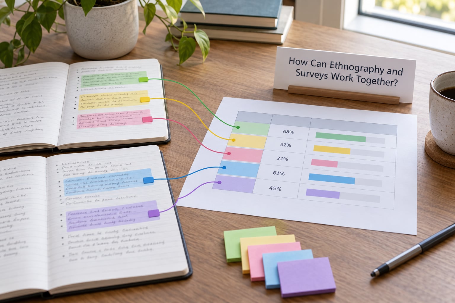 How Can Ethnography and Surveys Work Together?
