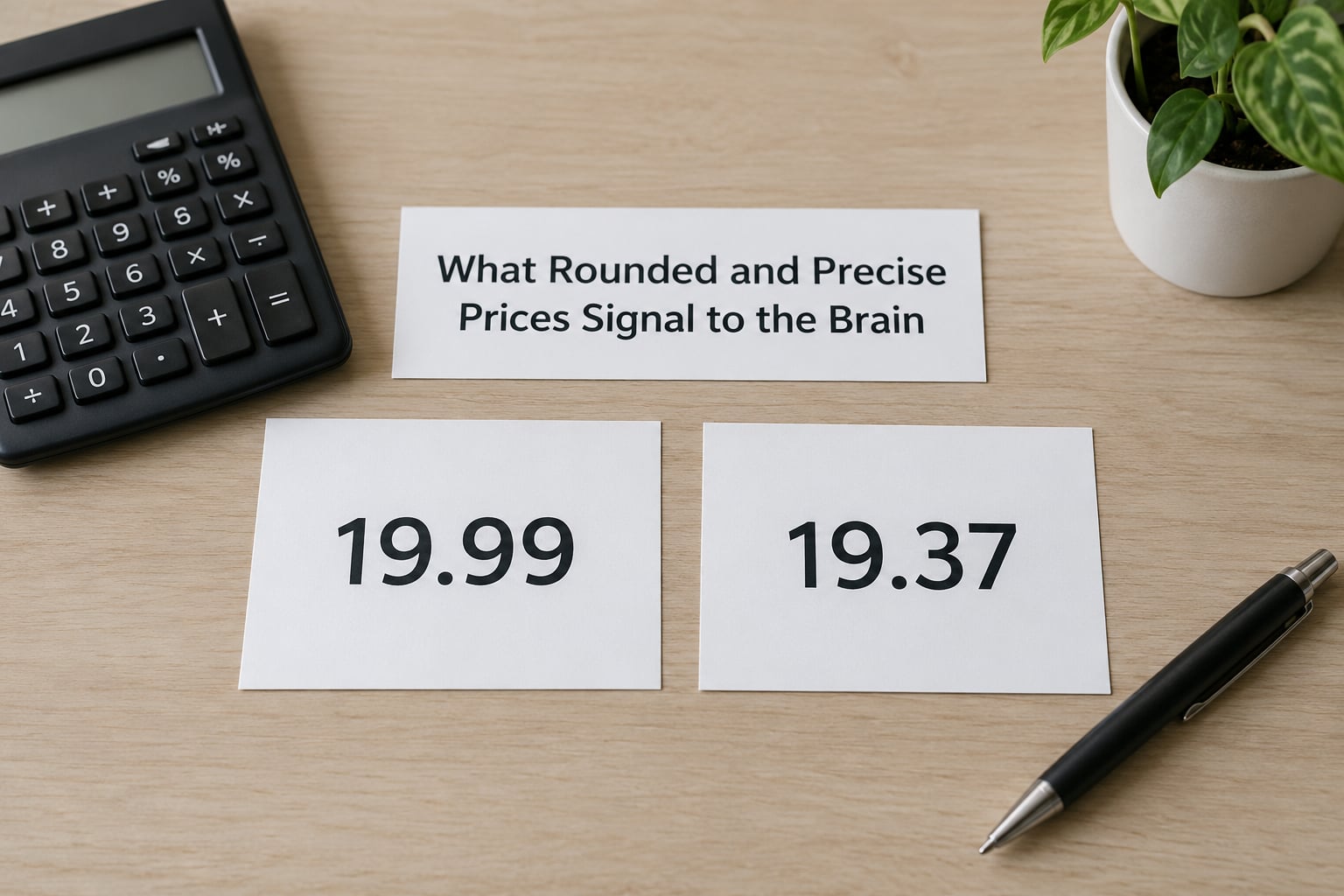 What Rounded and Precise Prices Signal to the Brain